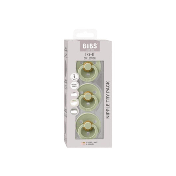 Bibs Fopspeen T1 0-6m Anatomic Try It Pack