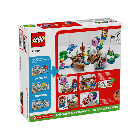 Lego 71432 Uitbreidingsset Dorries Scheepswrak Lego Super Mario