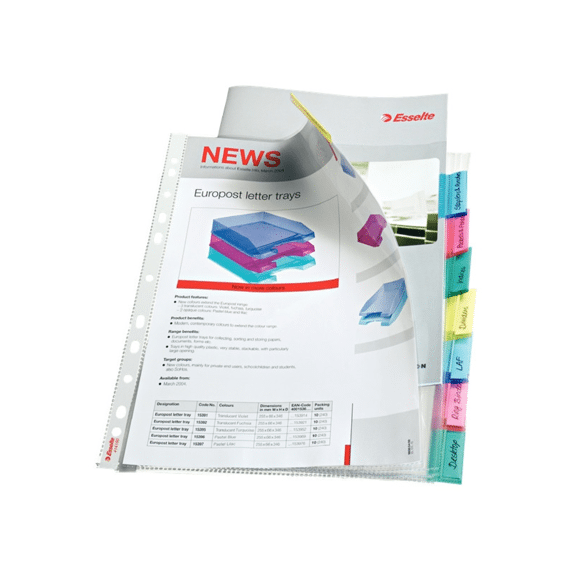 Esselte Premium Showtas + Tabs Pp A4 Kleur (8)
