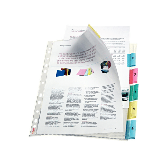 Esselte Premium Showtas + Tabs Pp A4 Kleur (6)