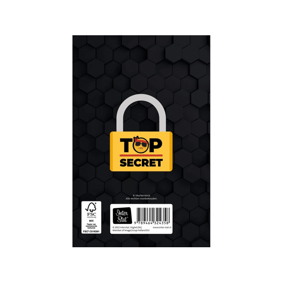Dagboek Met Cijferslot Top Secret