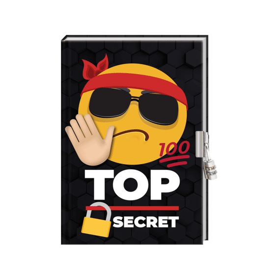 Dagboek Met Cijferslot Top Secret