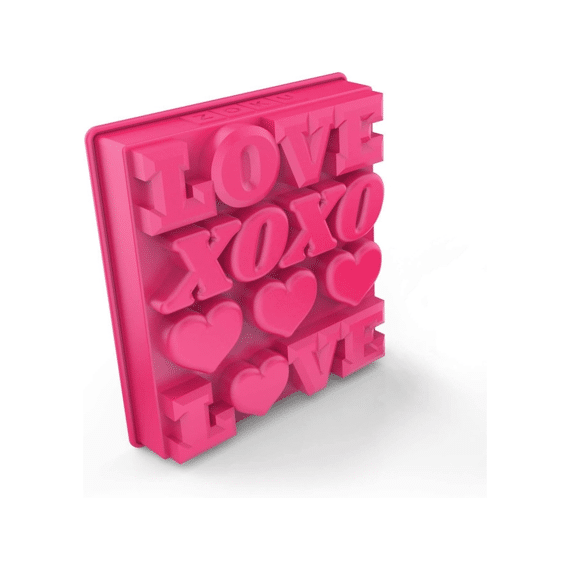 Zoku Ijsblokjesvorm Love Roze