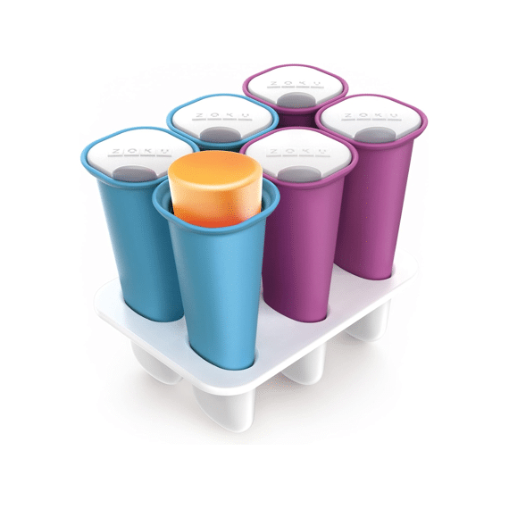 Zoku Pop Maker Summer Pops Set Voor 6 Ijsjes Multicolor 15,7x11,4x16,1cm