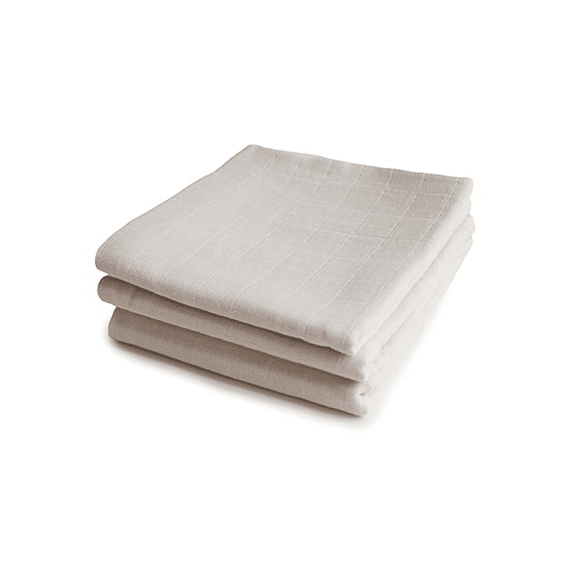 Mushie Tetradoeken 3-pack Fog