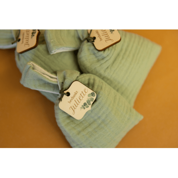 Vanhalst Houten Label Met Naam 12stuks