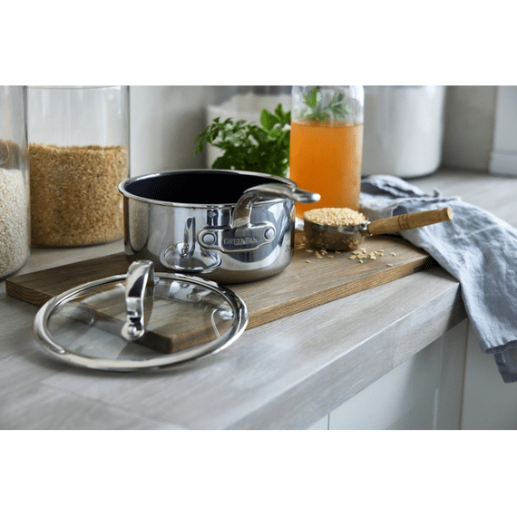 Greenpan Premiere Steelpannenset Antikleef Keramis 16 + 18 + 20cm