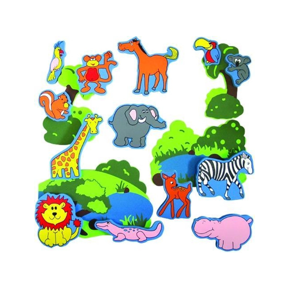 Edushape Magic Creations Jungle Fun 18 Stuks
