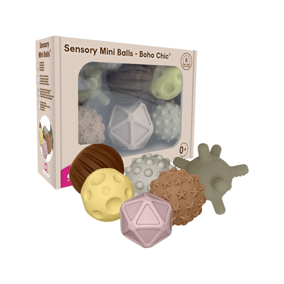 Edushape Sensory Mini Ballen Boho Chic 6 Stuks