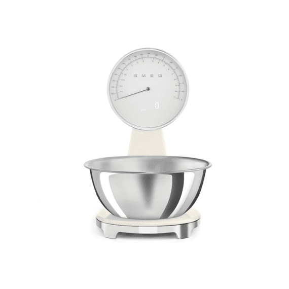 Smeg Keukenweegschaal Analoog/digitaal Creme