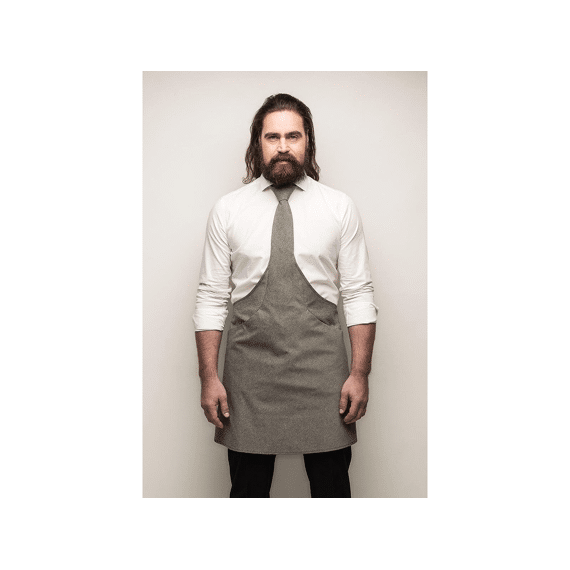 Tie And Apron Keukenschort Chef Grey