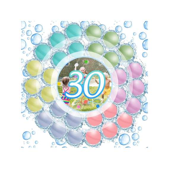 Best Luck Bz003 Herbruikbare Waterballonnen Set/3 Siliconen