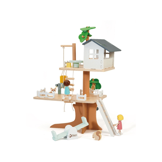 Classic 50566 Speelset Hout Boomhut 31-delig