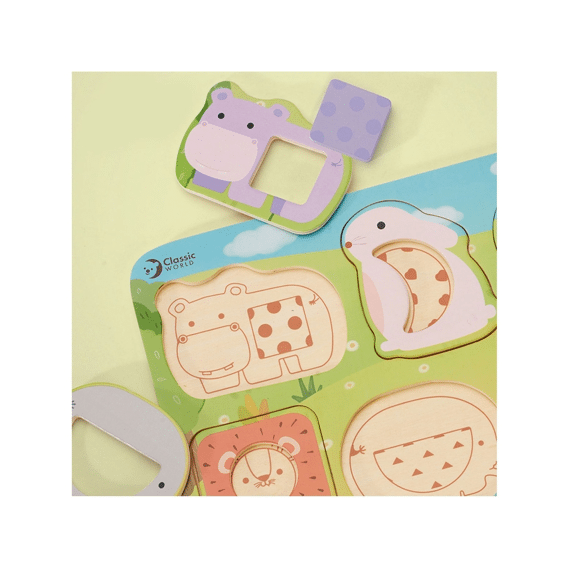 Classic 40030 Noppenpuzzel 12st Forest