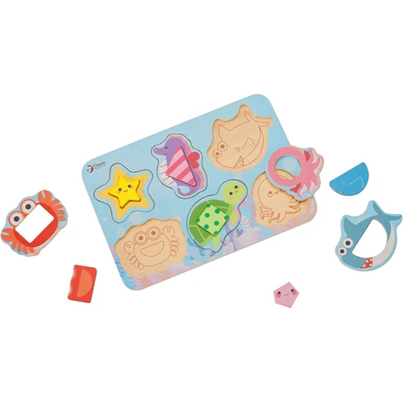 Classic 40028 Noppenpuzzel 12st Oceaan