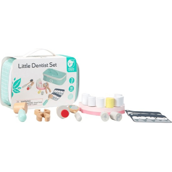 Classic 50556 Speelset Hout Tandarts 18-delig