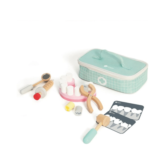 Classic 50556 Speelset Hout Tandarts 18-delig