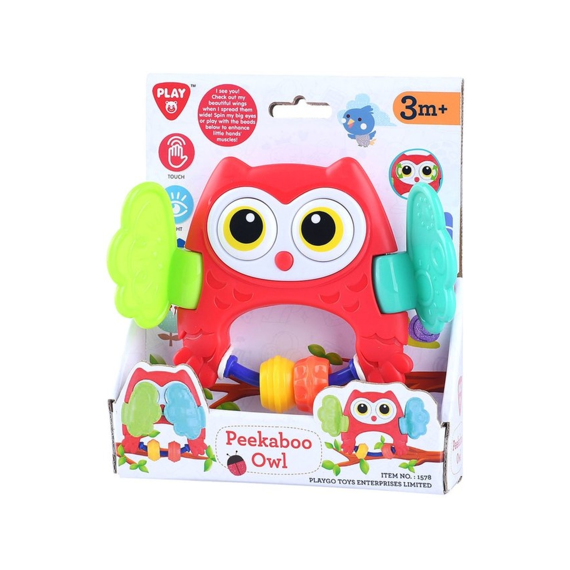 Playgo 1578 Kiekeboe Uil Peekaboo Owl