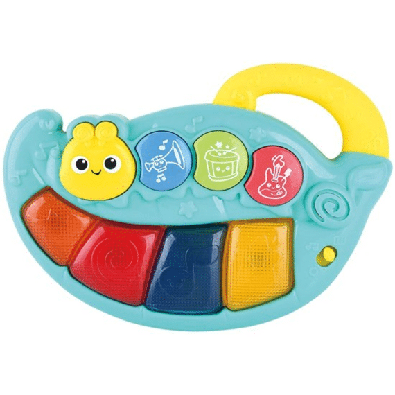 Playgo 1340 Rupsvorm Keyboard Met 4 Toetsen Caterpillar Keyboard