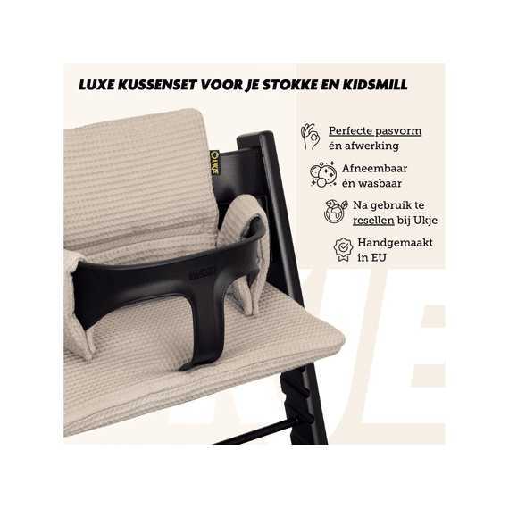 Ukje Kussen Stokke Tripp Trapp Wafel Taupe