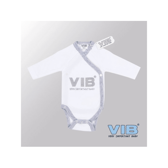 Vib Body Cc 0-3m Wit Grijs Very Important Baby