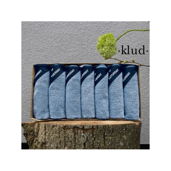 Klud Vaatdoek Dusty Blue 7stuks