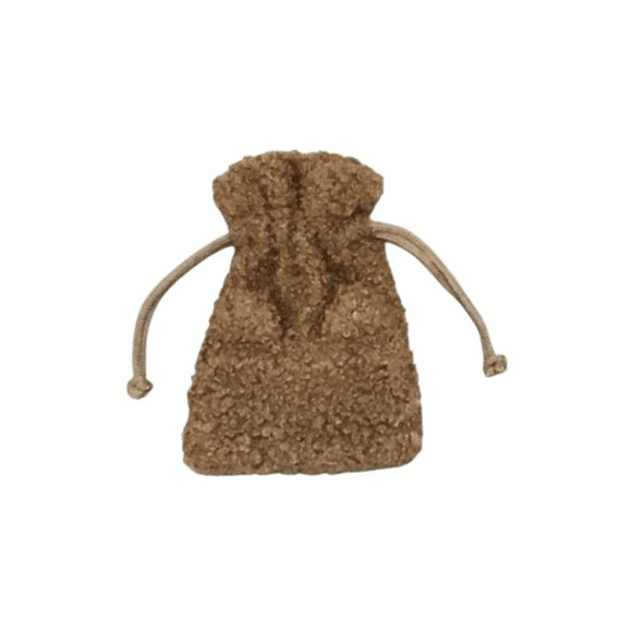 Vis Ta Vie Stropzakje Beer Tedolino Taupe 6st 12,5x8cm