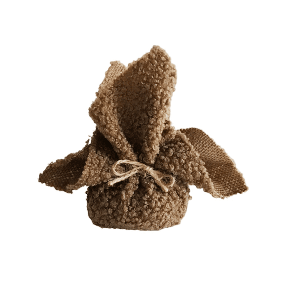Vis Ta Vie Doekje Tedolino Taupe 6st 20x20cm