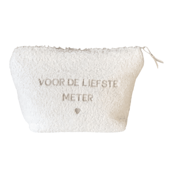 Vis Ta Vie Tasje Tedolino Medium Cream Wil Je Mijn Meter Zijn? 19x18cm