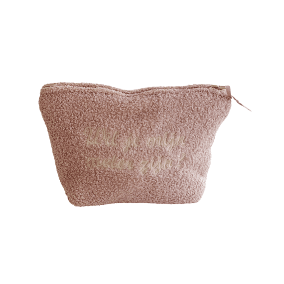 Vis Ta Vie Tasje Tedolino Medium Dusty Rose Wil Je Mijn Meter Zijn? 19x18cm