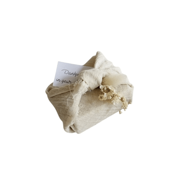 Vis Ta Vie Doekje Met Zeepje En Boeketje Seashell 7cm