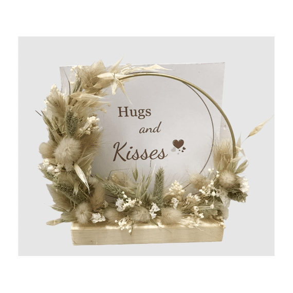 Vis Ta Vie Flowerhoop Rond Seashell 12cm