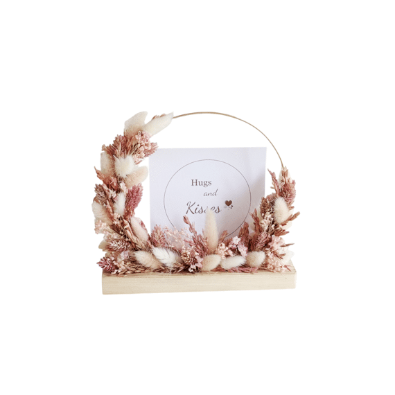 Vis Ta Vie Flowerhoop Rond Rose 12cm