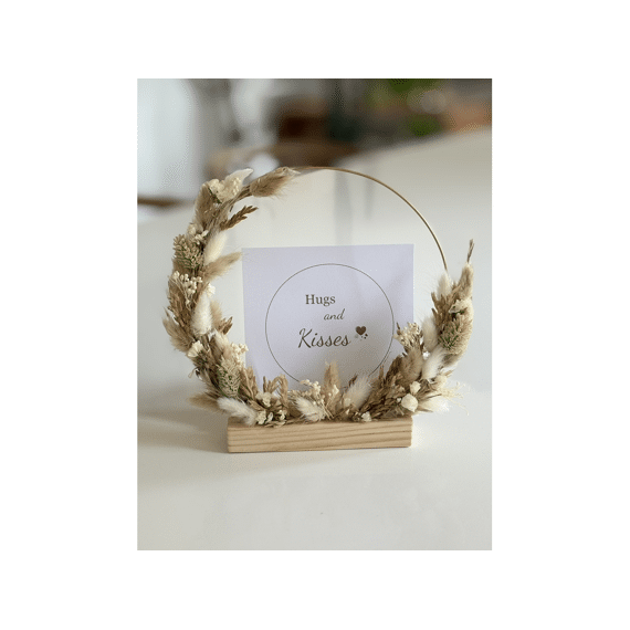 Vis Ta Vie Flowerhoop Rond Seashell 17cm