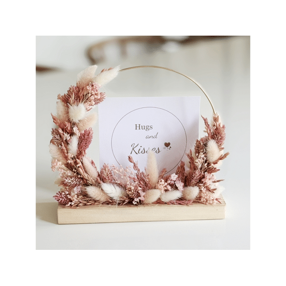 Vis Ta Vie Flowerhoop Rond Rose 17cm