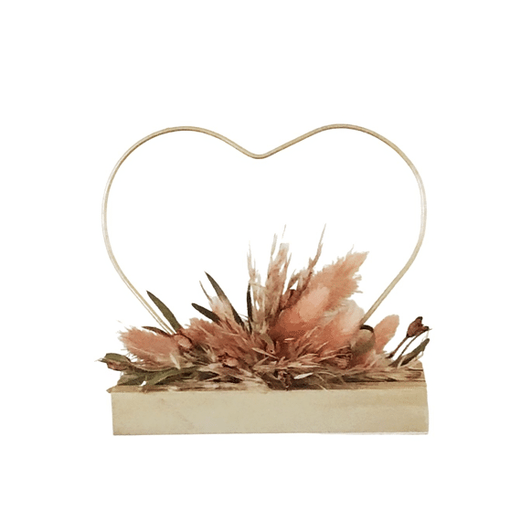 Vis Ta Vie Flowerhoop Hart Rose 12cm