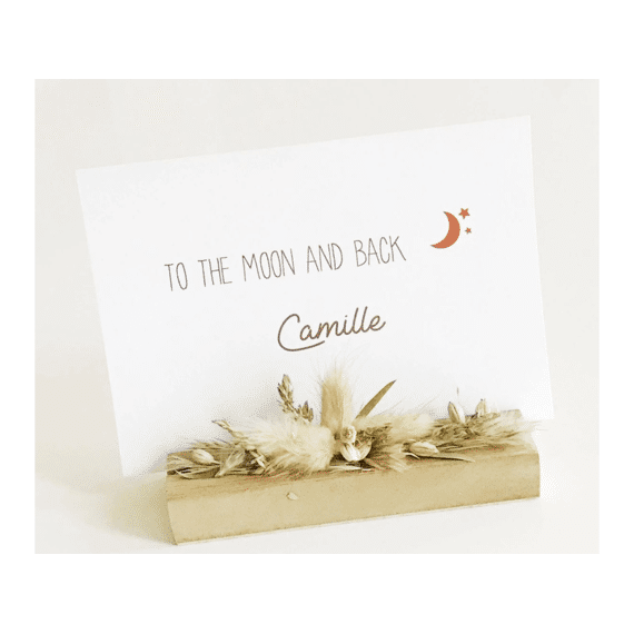 Vis Ta Vie Kaartenhouder Seashell 12cm