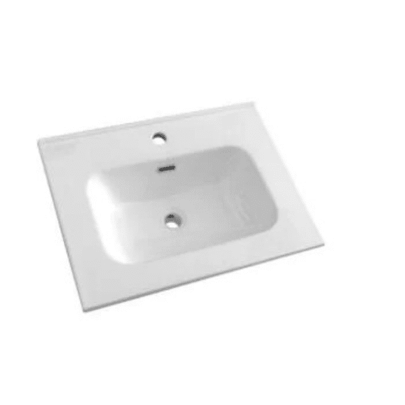 Orials Wastafel Porselein 60 Cm - Wit