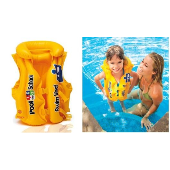 Intex 58660eu Pool Zwemvest Geel 3-6 Jaar