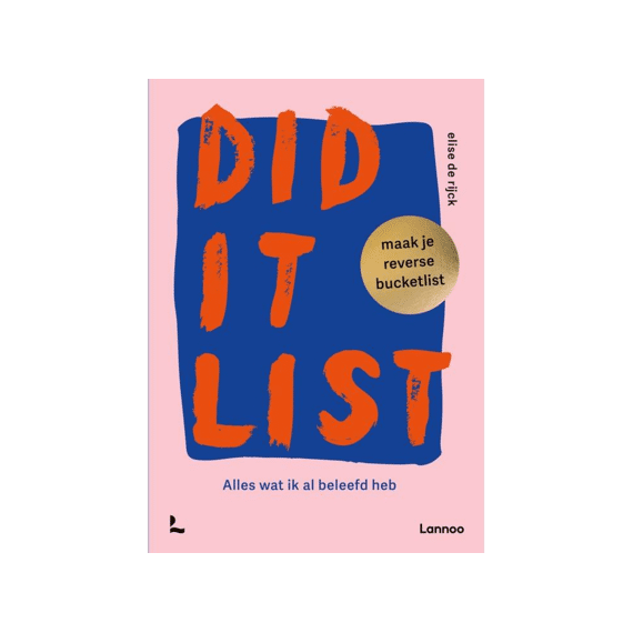 Did It List - Maak Je Reverse Bucketlist