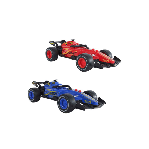 2-play Formula Race Auto Met Frictie, Licht En Geluid 19cm Assortiment Prijs Per Stuk