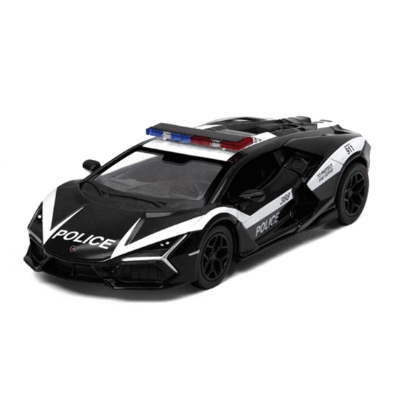 Kinsmart Lamborghini Revuelto Police Edition Die Cast Pb 13cm