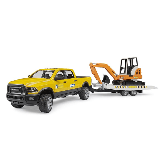 Bruder 02546 Ram Rental Service Met Mini Graafmachine
