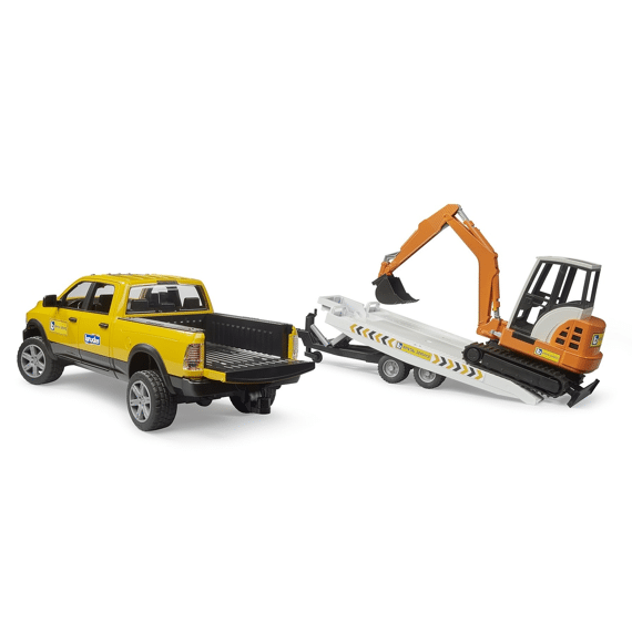 Bruder 02546 Ram Rental Service Met Mini Graafmachine