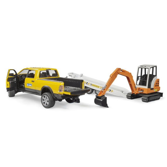 Bruder 02546 Ram Rental Service Met Mini Graafmachine