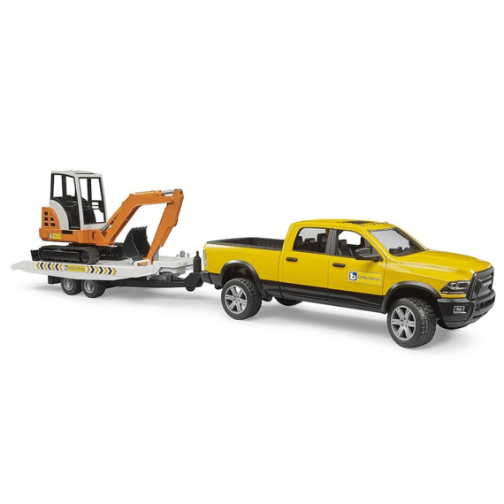 Bruder 02546 Ram Rental Service Met Mini Graafmachine