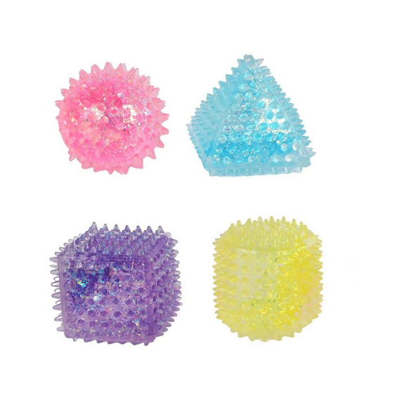 Glamour Antistress Knijpvormpjes 4cm 3 Stuks In Net Assortiment Prijs Per Stuk