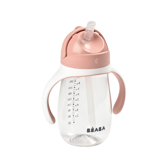 Beaba Drinkbeker Met Rietje 300ml Old Pink