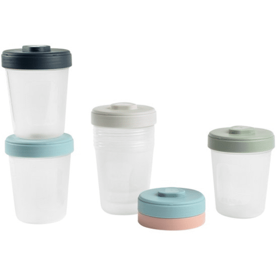 Beaba Set Bewaarpotjes Clipportie 2de Leeftijd 6x250ml