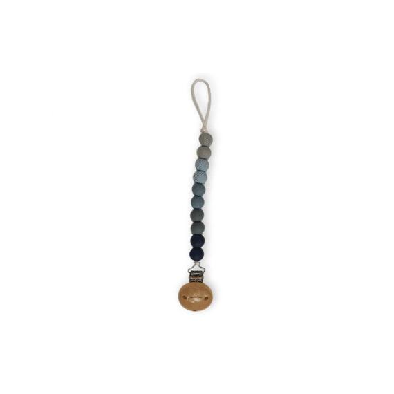 Chewies And More Fopspeenketting Silicone Beads Ombre Blue